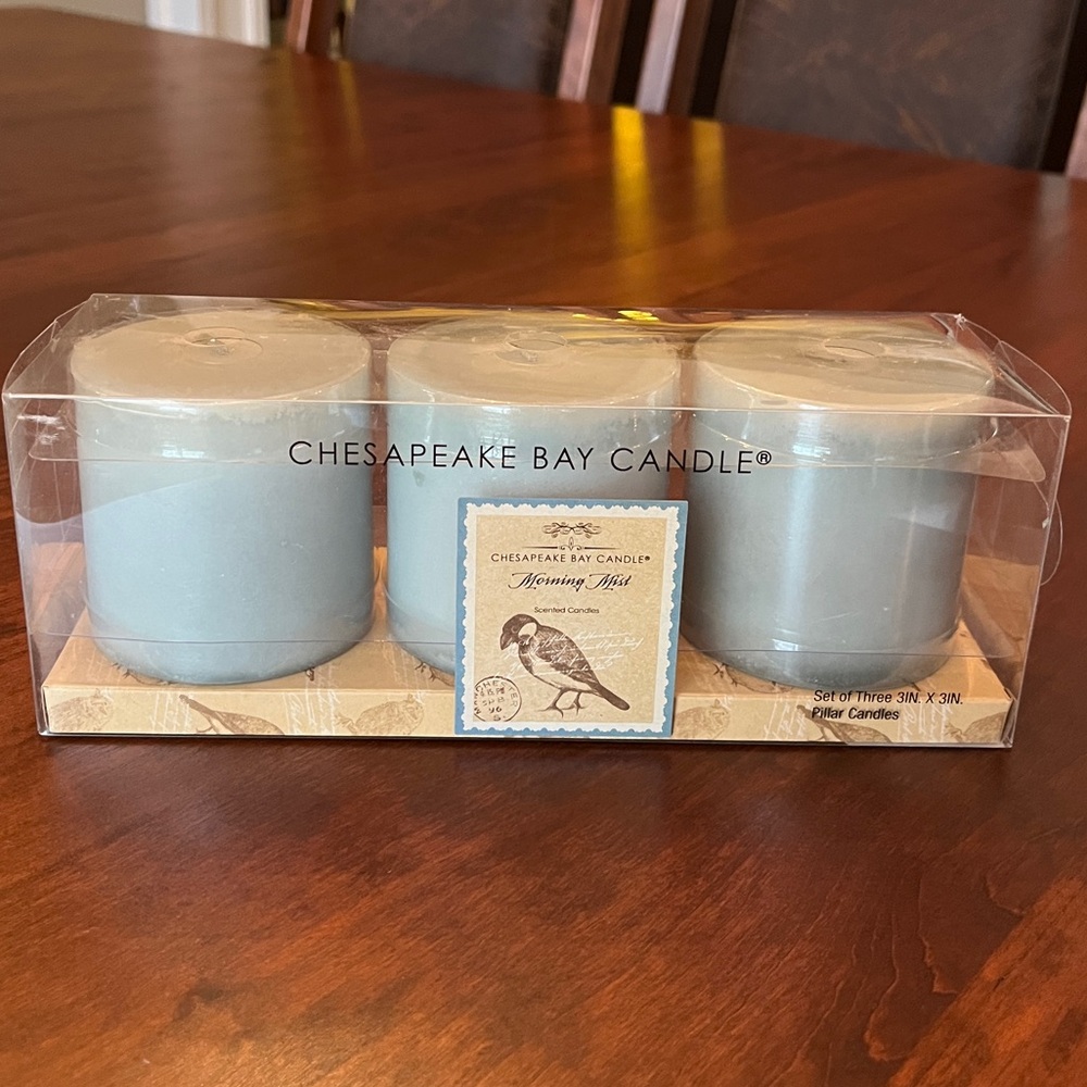 Chesapeake Bay Candle Trio - Soft Blue